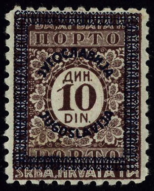 Lot 3191 - yougoslavie timbres-taxe -  Francois Feldman F.C.N.P François FELDMAN sale #122