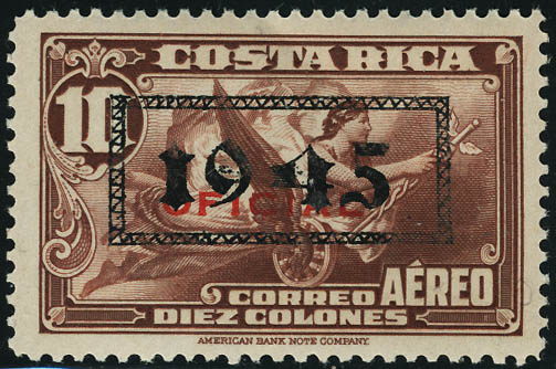 Lot 3299 - Costa Rica poste aerienne - Francois Feldman F.C.N.P François FELDMAN sale #122 Lot 3299 - Costa Rica poste aerienne - Francois Feldman F.C.N.P François FELDMAN sale #122