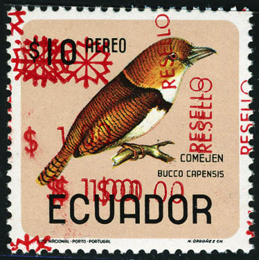 Lot 3312 - equateur poste aerienne -  Francois Feldman F.C.N.P François FELDMAN sale #122