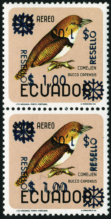 Lot 3313 - equateur poste aerienne -  Francois Feldman F.C.N.P François FELDMAN sale #122