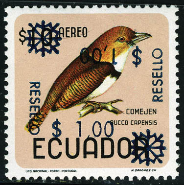 Lot 3314 - equateur poste aerienne -  Francois Feldman F.C.N.P François FELDMAN sale #122