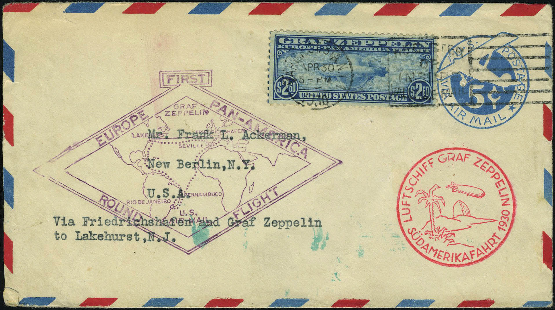 Lot 3328 - ETATS UNIS D'AMERIQUE poste aerienne -  Francois Feldman F.C.N.P François FELDMAN sale #122
