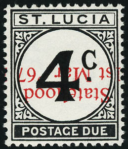 Lot 3489 - sainte-lucie timbres-taxe - Francois Feldman F.C.N.P François FELDMAN sale #122 Lot 3489 - sainte-lucie timbres-taxe - Francois Feldman F.C.N.P François FELDMAN sale #122