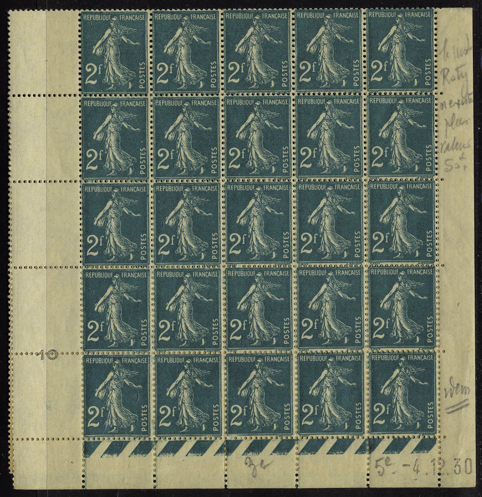 Lot 486 - France a partir de 1900 - Francois Feldman F.C.N.P François FELDMAN sale #122 Lot 486 - France a partir de 1900 - Francois Feldman F.C.N.P François FELDMAN sale #122