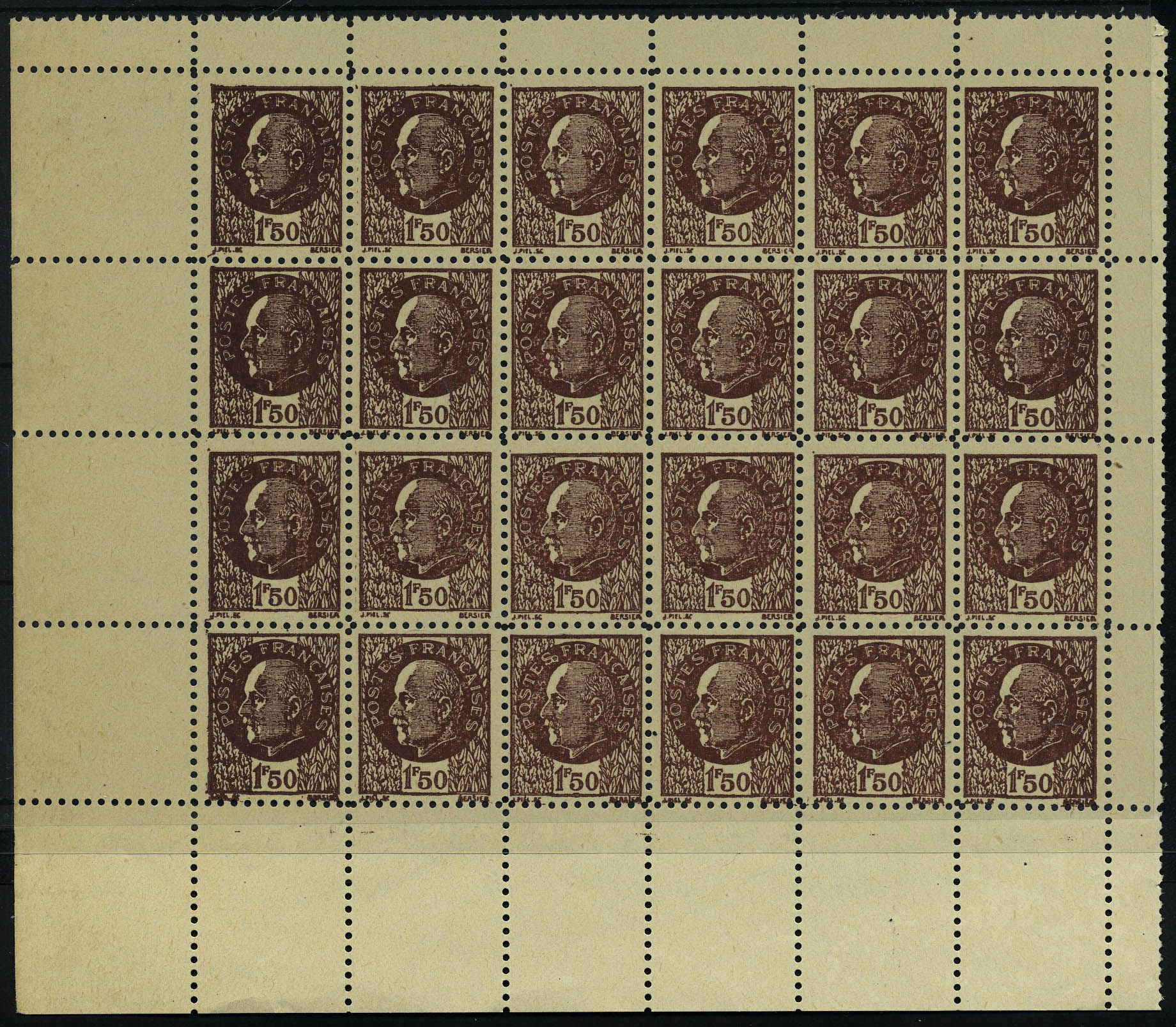 Lot 615 - France a partir de 1900 -  Francois Feldman F.C.N.P François FELDMAN sale #122