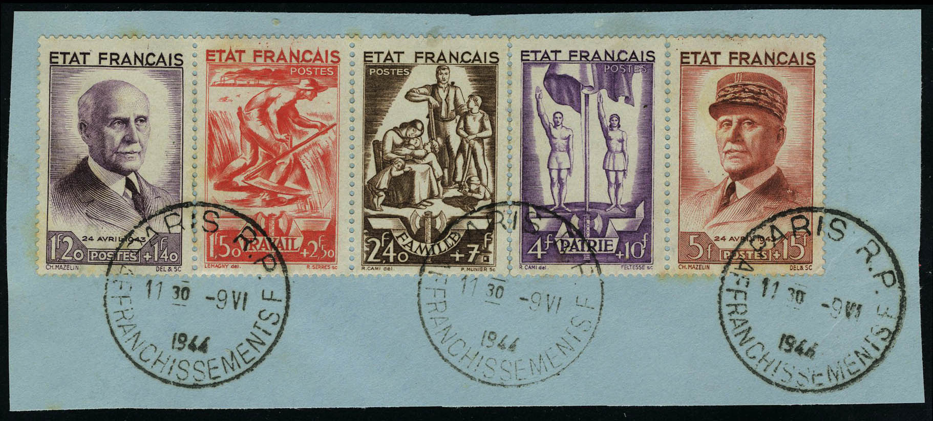 Lot 627 - France a partir de 1900 -  Francois Feldman F.C.N.P François FELDMAN sale #122